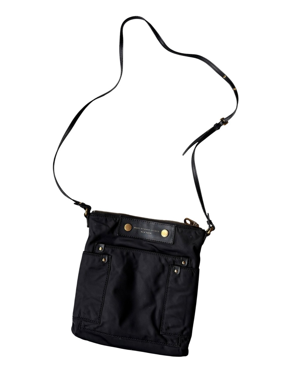 Marc By Marc Jacobs Preppy Nylon Swing Pack Bag - Black Crossbody Bag
